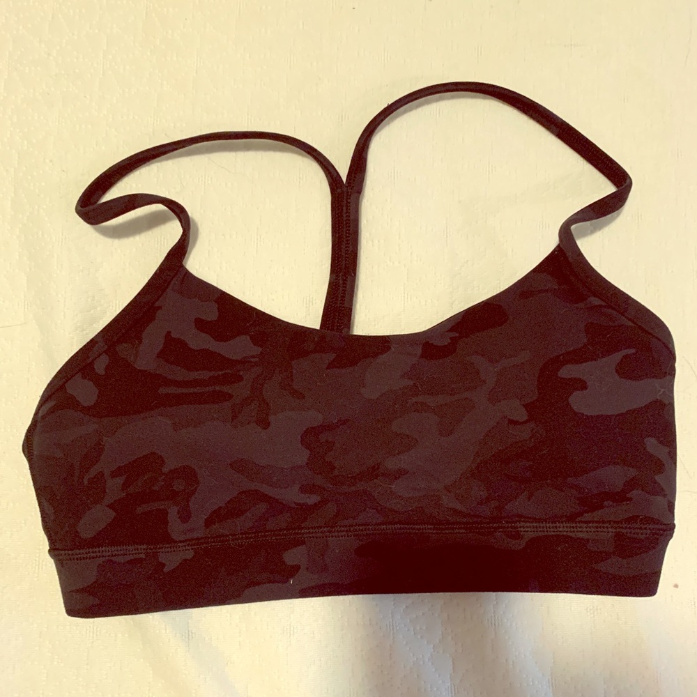 Lululemon Camo Sports Bra- size 6